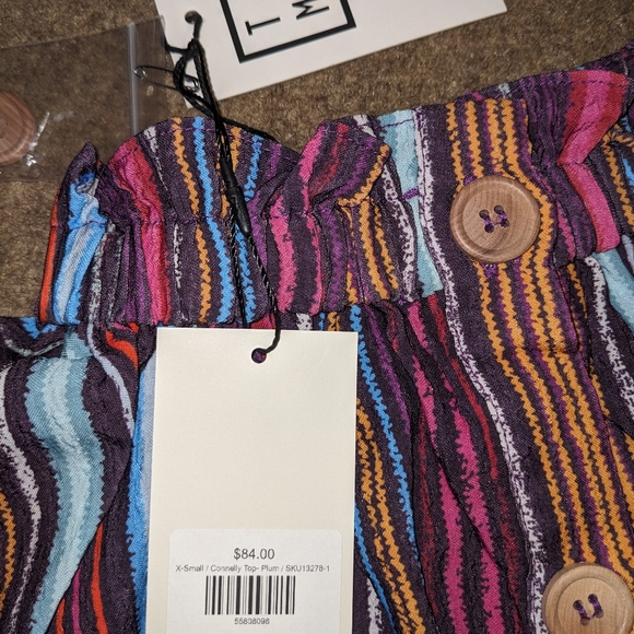 THML, x sm, Connelly top, plum - Picture 3 of 3